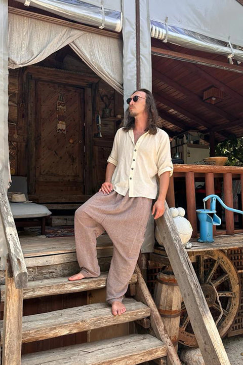 Rila - Şile Bezi Pantolon - Dut Project