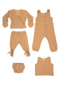 Teano - Natural %100 Cotton Clothes & Sleeping Set for Newborn 9-Pieces - Dut Project
