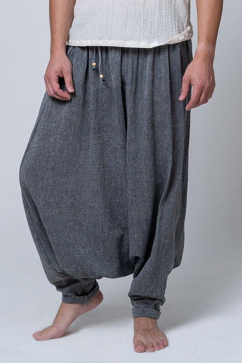 Etna -  Natural %100 Cotton Sile Fabric Baggy Pants - Dut Project