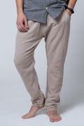 Loa - Elastic Waist, Pockets, Tubular Trousers Sile Fabric Pants - Dut Project
