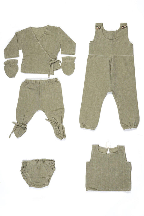 Croce Natural %100 Cotton Clothes & Sleeping Set For Newborn - Dut Project