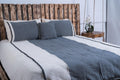 Valbo - %100 Cotton 7-Piece Natural Bed Set - Dut Project